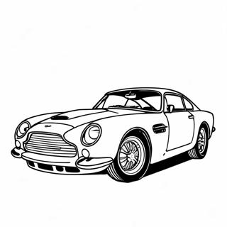 Aston Martin Coloring Page 52736-43855