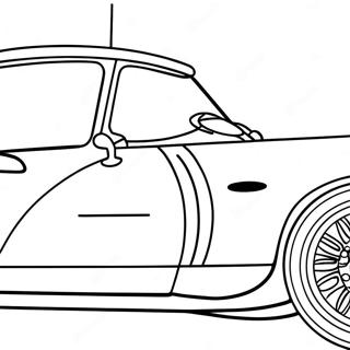 Classic Aston Martin Sports Car Coloring Page 52737-43861