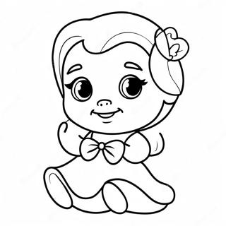 Adorable Baby Belle Coloring Page 5273-4229