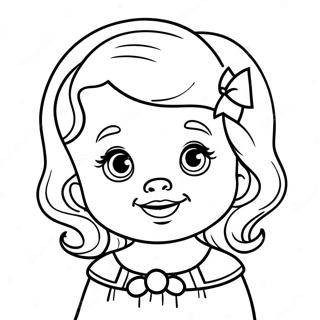 Adorable Baby Belle Coloring Page 5273-4230