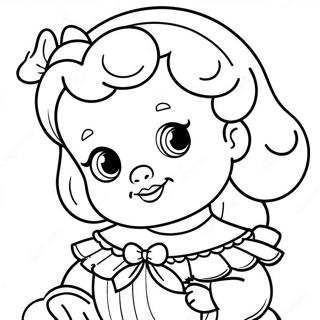 Adorable Baby Belle Coloring Page 5273-4231