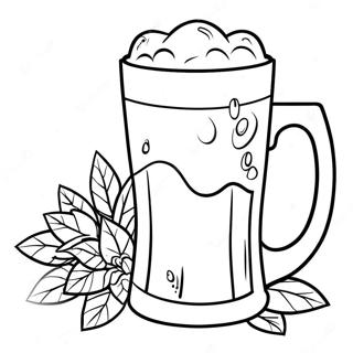 Beer Mug Coloring Page 52756-43884