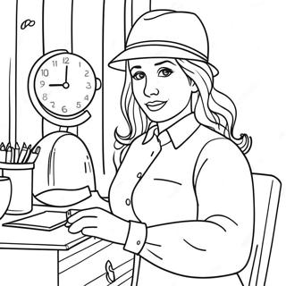 Morning Work Coloring Page 52766-43879