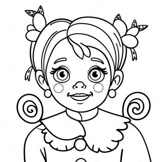 Cindy Lou Coloring Page 52776-43892