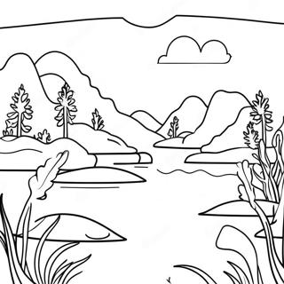 Wetlands Coloring Page 52796-43903