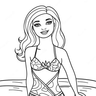 Barbie Swimsuit Coloring Page 52806-43920