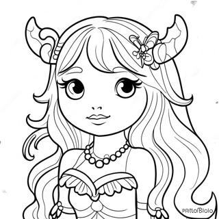 Camilla D Errico Fantasy Creature Coloring Page 52817-43922