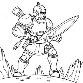 Striker Eureka In Battle Coloring Page 52827-43939