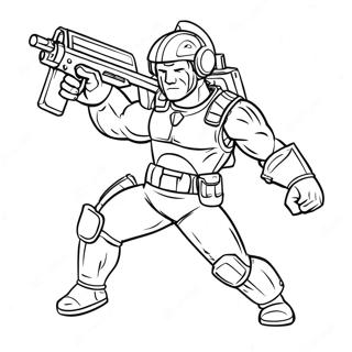 Striker Eureka In Battle Coloring Page 52827-43940