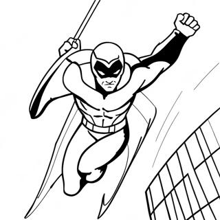 Nightwing In Flight Coloring Page 52837-43944