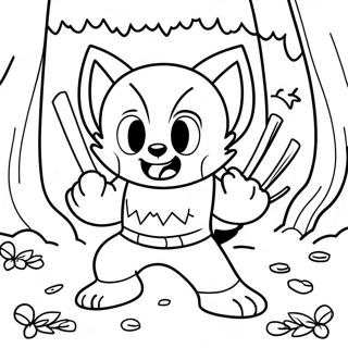 Wolverine Animal Coloring Pages