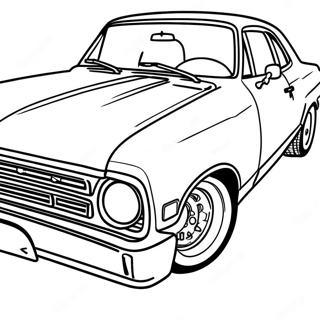 Chevy Nova Classic Car Coloring Page 52926-43992