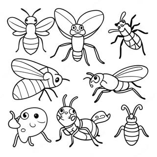 Insect Coloring Page 5292-4243