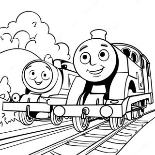 Thomas And Friends Edward Coloring Pages