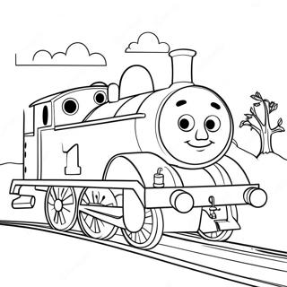 Edward The Blue Engine Coloring Page 52977-44054