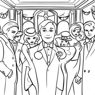 Gatsby S Lavish Party Coloring Page 53007-44087