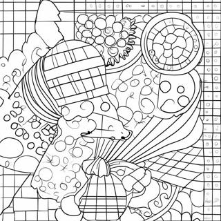 Fun Coordinate Grid Coloring Page 53027-44090