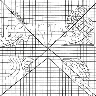 Fun Coordinate Grid Coloring Page 53027-44091