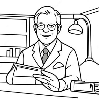 Lawyer Coloring Page 53046-44099