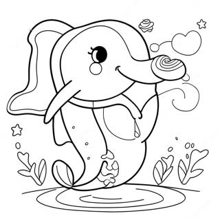 Barbie Dolphin Magic Coloring Page 53066-44116