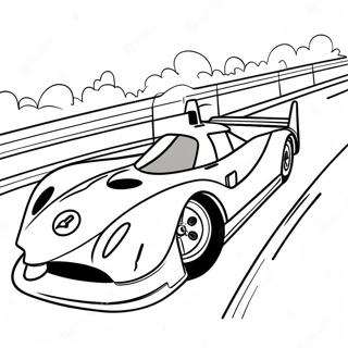 Race Track Coloring Pages