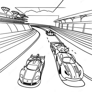 Race Track Coloring Page 53076-44127