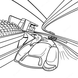 Race Track Coloring Page 53076-44128