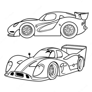 Fast Race Cars Coloring Page 53077-44130