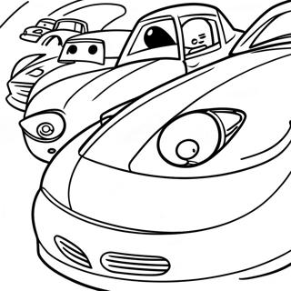 Fast Race Cars Coloring Page 53077-44131