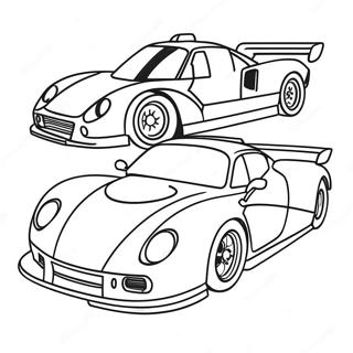 Fast Race Cars Coloring Page 53077-44132