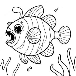 Angler Fish Coloring Page 53126-44163