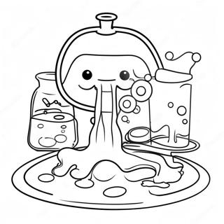 Fun Science Experiment Coloring Page 5313-4261