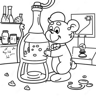 Exciting Scientific Experiment Coloring Page 53157-44193