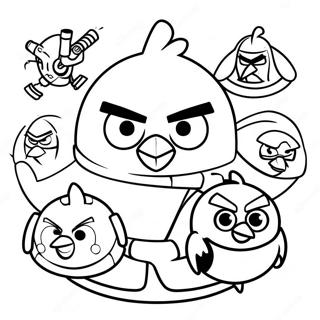 Angry Birds Star Wars Coloring Page 53176-44214