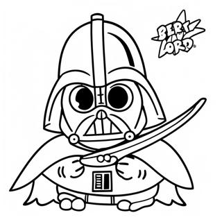 Darth Vader Angry Bird Coloring Page 53177-44202