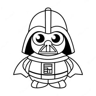 Darth Vader Angry Bird Coloring Page 53177-44204