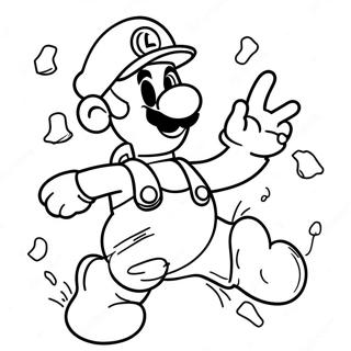 Luigi And Ghosts Coloring Page 53187-44220