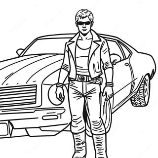 Mad Max Coloring Page 53196-44224