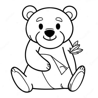 Apologetic Bear Sorry Coloring Page 53217-44229