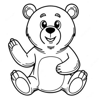 Apologetic Bear Sorry Coloring Page 53217-44231