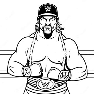 Editable Wwe Coloring Page 53236-44250