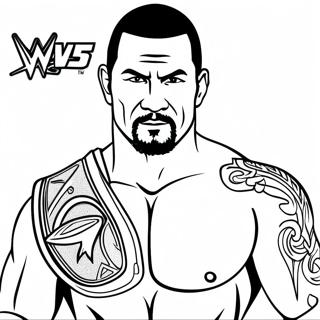 Editable Wwe Coloring Page 53236-44251