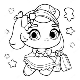 Shoppies Coloring Page 53267-44270