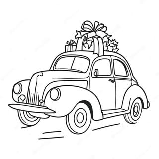 Christmas Car Coloring Page 53277-44275