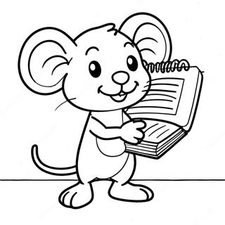 If You Take A Mouse To School Coloring Pages