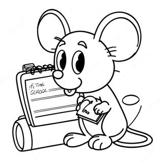 If You Take A Mouse To School Coloring Page 53287-44283