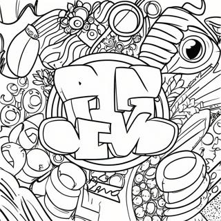 Hypebeast Logo Coloring Page 53297-44296