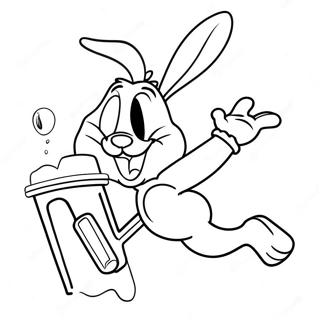 Bugs Bunny Dunking Coloring Page 532-426