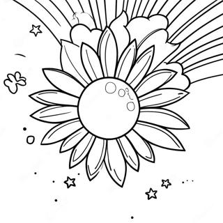 Colorful Fireworks Explosion Coloring Page 53318-44323