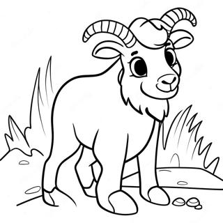 Three Billy Goats Gruff Coloring Pages